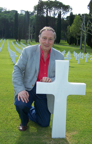John Celin at American Cemetery, Florence, Italy, May 2008